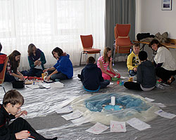 Greenhouse-Schüler in der ethischen Orientierungswoche