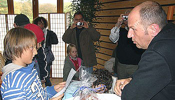 Autorenlesung mit Andreas Steinhöfel an der Greenhouse School